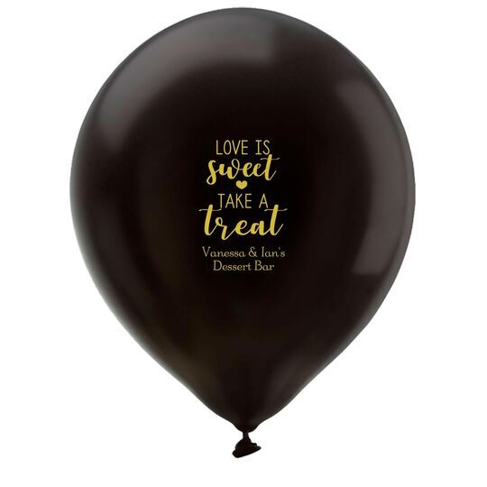 Love is Sweet Take a Treat Latex Balloons